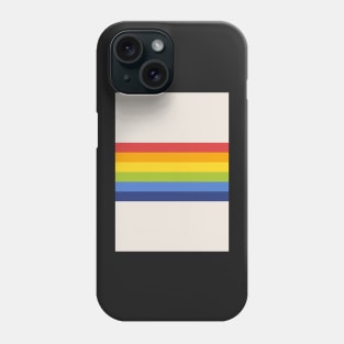 Retro Rainbow Stripe Phone Case