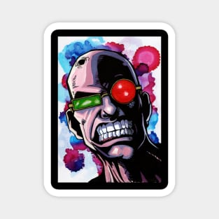 Spider Jerusalem inspired art Transmetropolitan Graphic Magnet