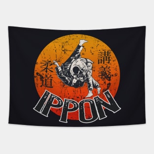 Ippon Judo Judoka Fighter Tapestry