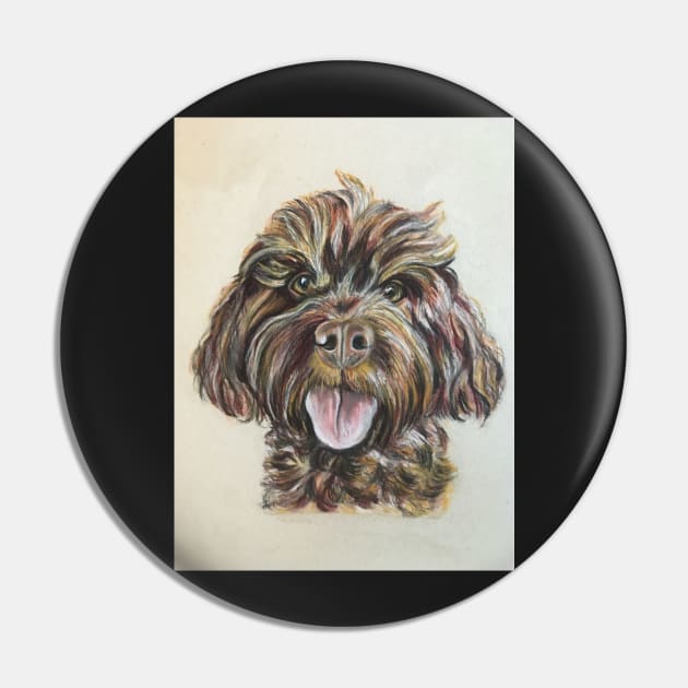 Brown Cockerpoo Pin by Merlinsmates