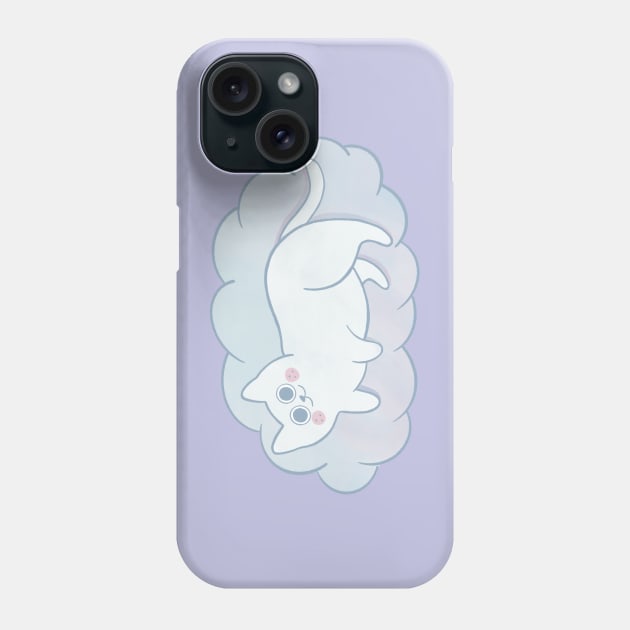 Pastel Cloud Cat Phone Case by awesomesaucebysandy