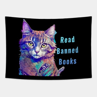 Gandalf Says...Read Banned Books Teal Tapestry