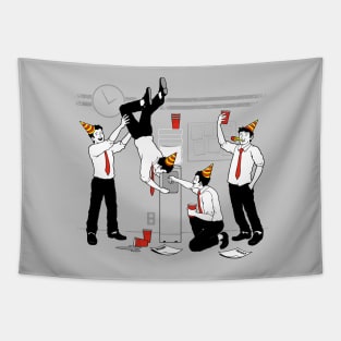 Office Party Tapestry