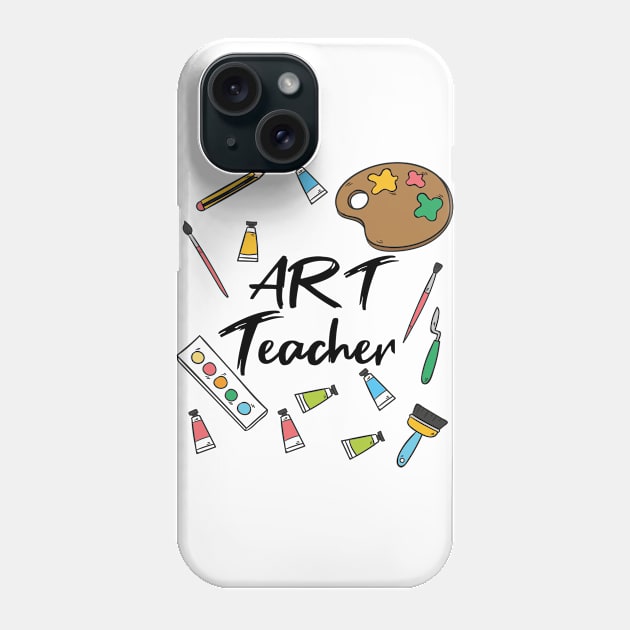 make art Teacher art gift teacher Phone Case by Gaming champion