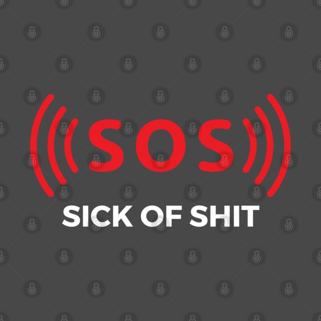 Funny Alarm SOS Distress Signal by TeesForThee