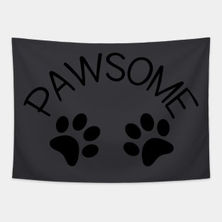 COOL PAWSOME PAW PRINT DESIGN DOG CAT PET LOVERS Tapestry