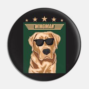 Labrador Retriever Wingman Pin