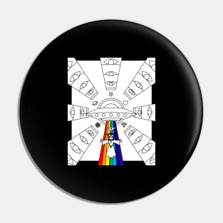 Space Jesus Interglactic nativty scene Pin