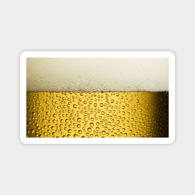 Beer foam Magnet by ghjura