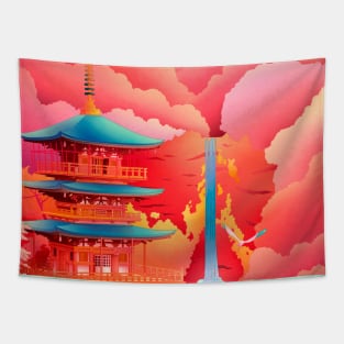 Seigantoji Three-Story Pagoda Tapestry