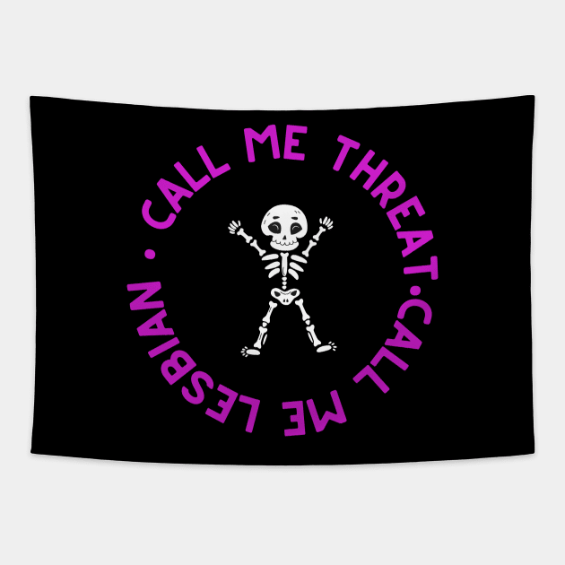 Call me threat Tapestry by irresolute-drab