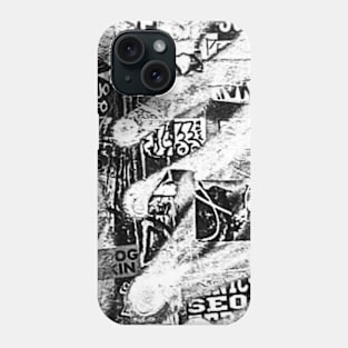 Graffiti Black Street Art White Urban NYC Phone Case