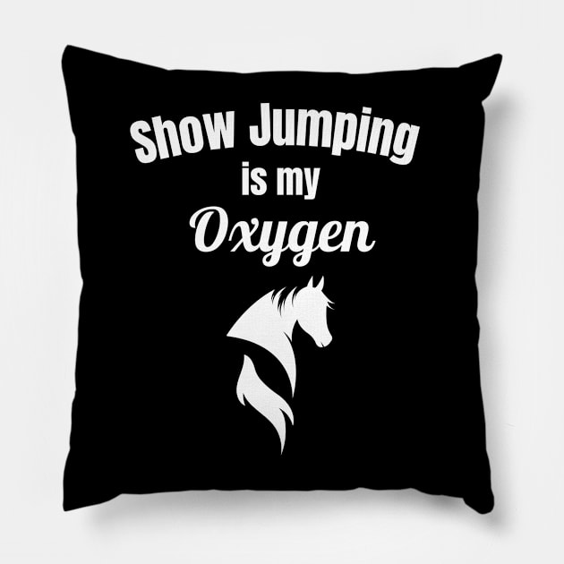 Show Jumping is My Oxygen Pillow by Comic Horse-Girl