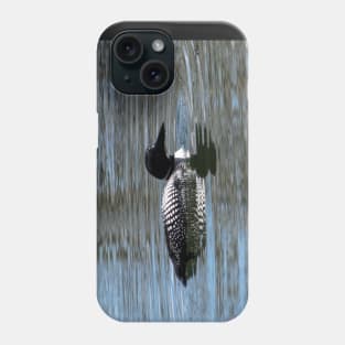 Loon searching for food Phone Case