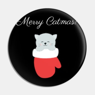 Merry catmas Pin