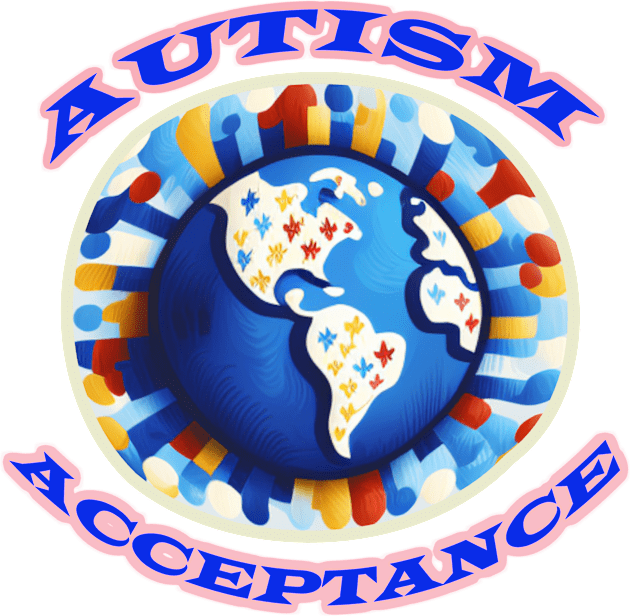 Autism Acceptance Circle Kids T-Shirt by Berline Shop