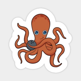 Octopus Bowling Bowling ball Magnet