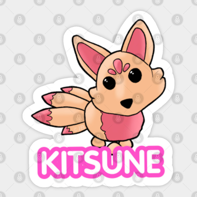 Cute Kitsune Logo Roblox Sticker Teepublic - cute kitsune logo roblox tapestry teepublic