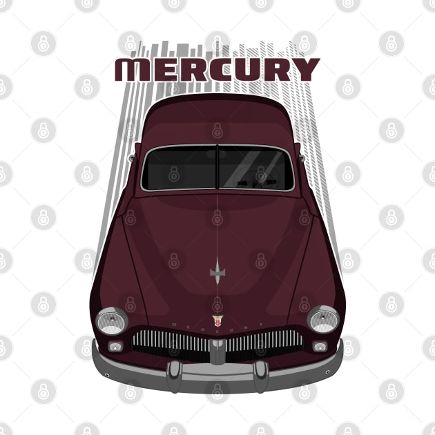 Mercury Coupe 1949 - Maroon by V8social