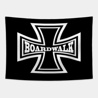 Iron Cross Boardwalk Motorcycle Tapestry