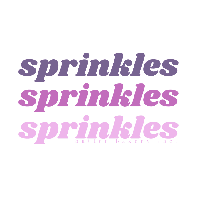 Violet Sprinkles by butter bakery inc