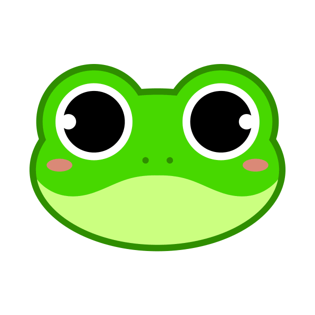 Cute Green Frog by alien3287