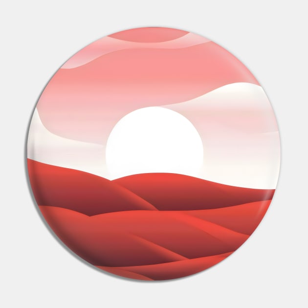 Stunning red landscape minimalist art Pin by Spaceboyishere