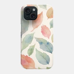 Watercolor Leaves Phone Case