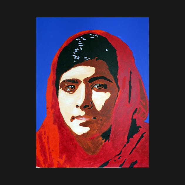 Malala Yousafzai by DJVYEATES