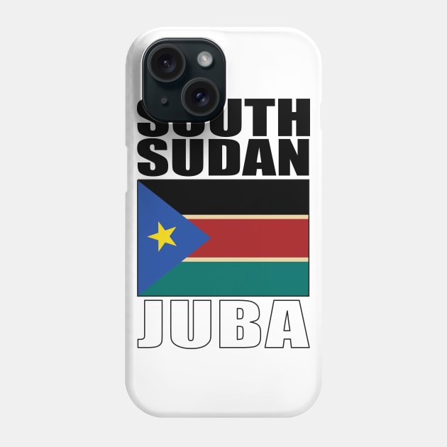 Flag of South Sudan Phone Case by KewaleeTee