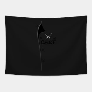 chef aprons funny design by ironpalette Tapestry