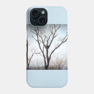 Eagle Nest in Winter Painterly Phone Case