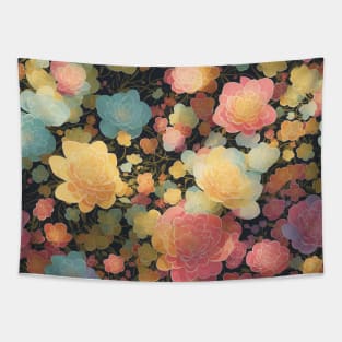 Tropical Botanical Paradise Tapestry