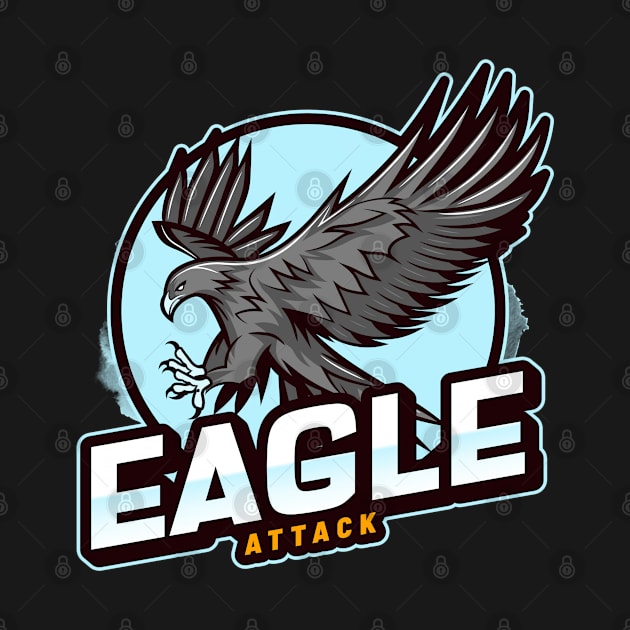 eSport Gaming Team Eagle Attack by Steady Eyes