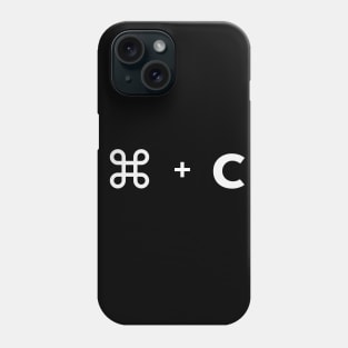 Command c copy Phone Case