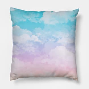 Pastel Clouds Pretty Sunset Pillow