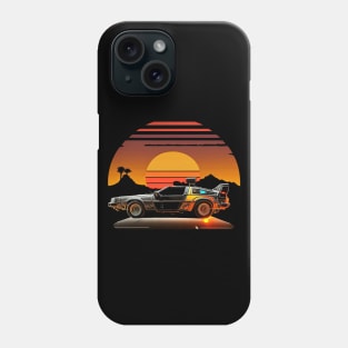 Vintage Delorean Time Machine Phone Case