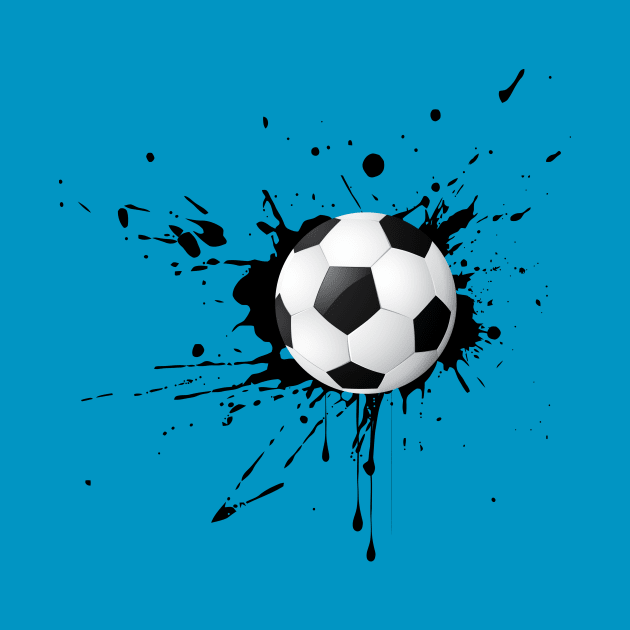 Soccer Paint Splash by letnothingstopyou