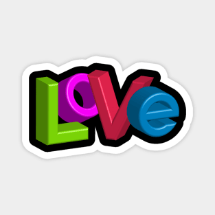 3D love Magnet