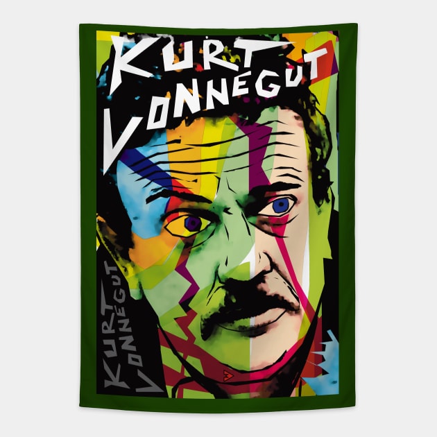 Kurt Vonnegut III Tapestry by Exile Kings 