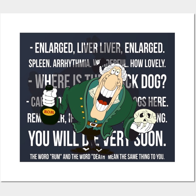 Dr. livesey walks (meme) Art Board Print for Sale by DSuZumeR