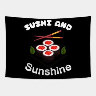 Sushi and sunshine Tapestry