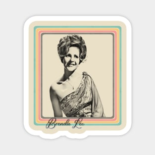 Brenda Lee Retro Vintage Magnet