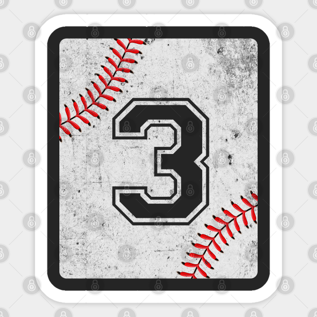 number 3 baseball