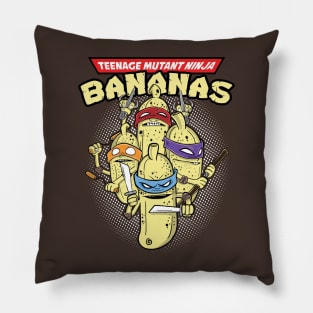 teenage mutant ninja bananas Pillow