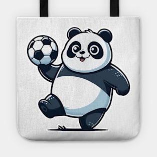 Panda as Soccer player at Soccer Tote