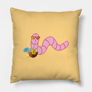 worm (vacation) Pillow