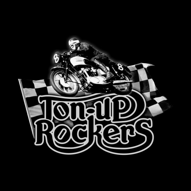 Ton-up Rockers Motorcycle club by Shockin' Steve