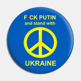 Fuck You Putin  - Stand With Ukraine Pin