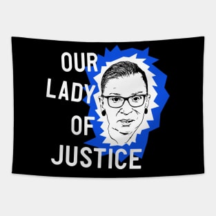 Lady of Justice Ginsburg Tapestry